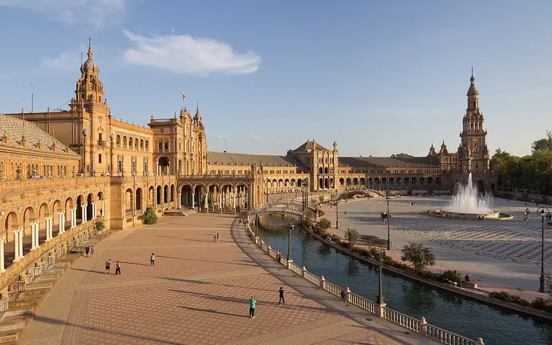Plaza de España à Séville, Espagne