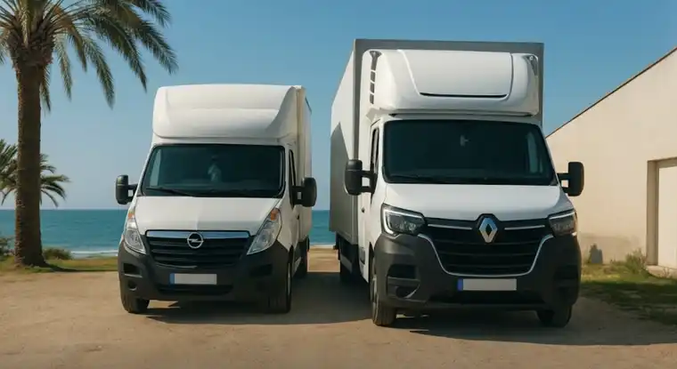 Camions IBERICA DEM prêts au départ